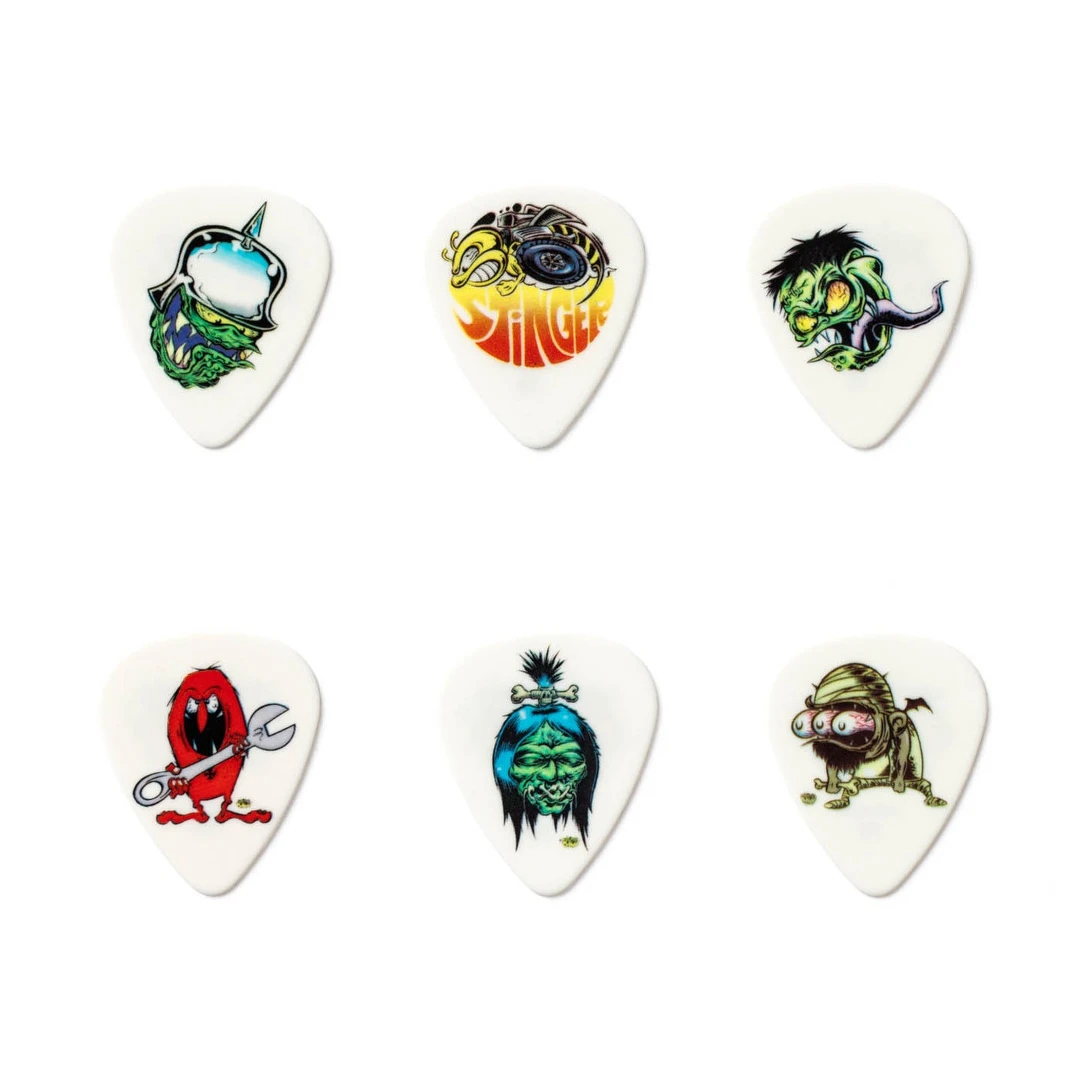 Набор медиаторов Dunlop BL111T.60 Dirty Donny 1 Blackline Art Picks