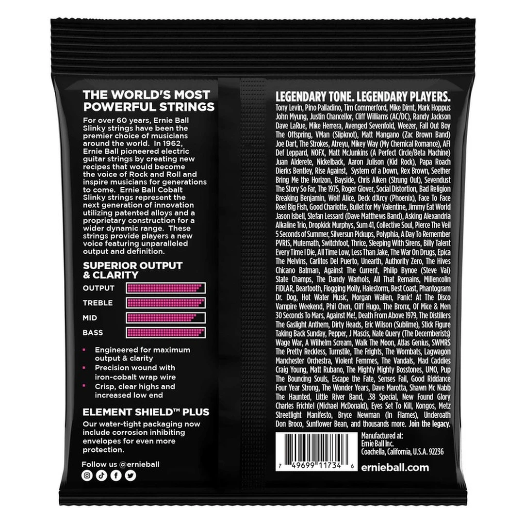 Струны для бас-гитары Ernie Ball 2737 40-125