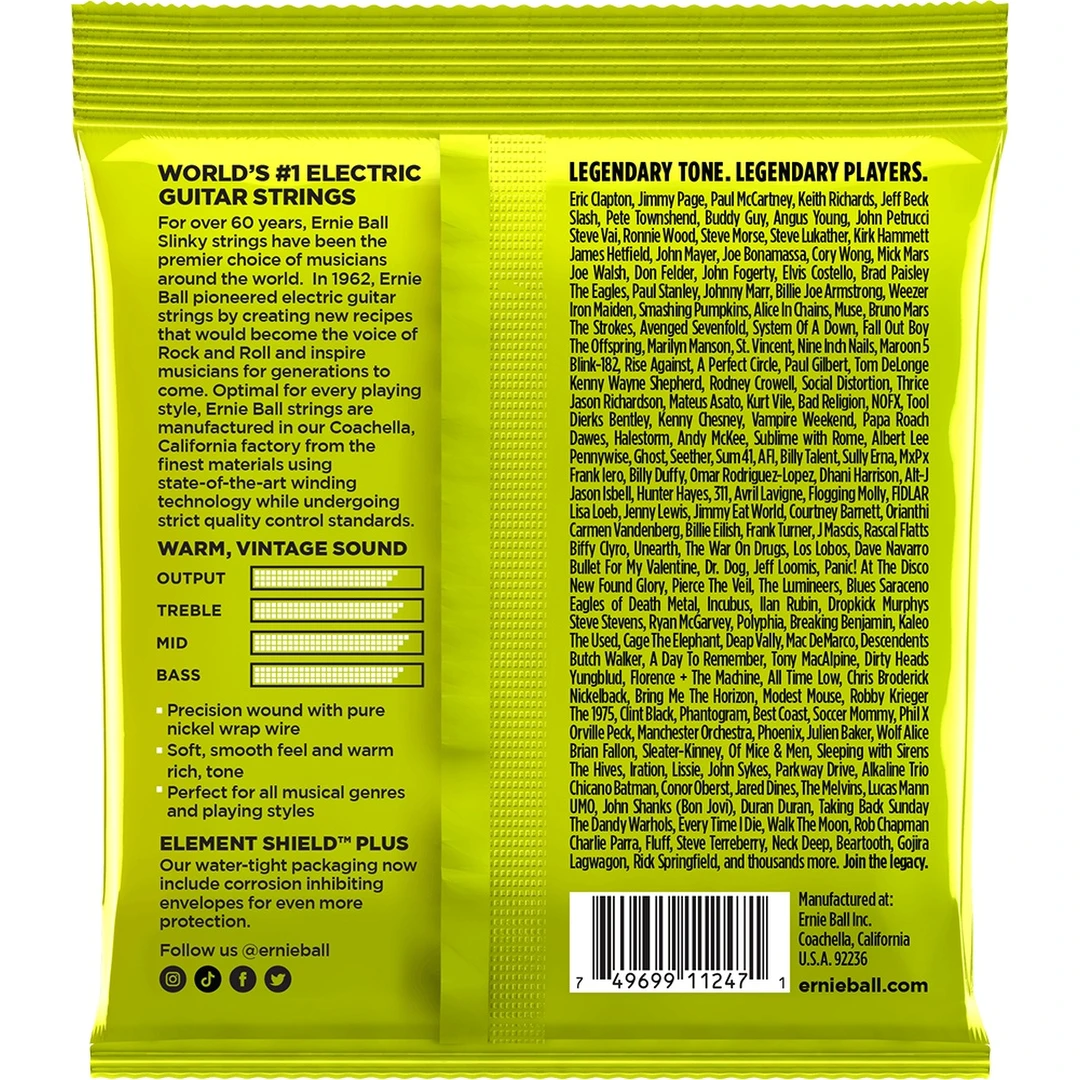 Струны для электрогитары Ernie Ball 3251 10-46