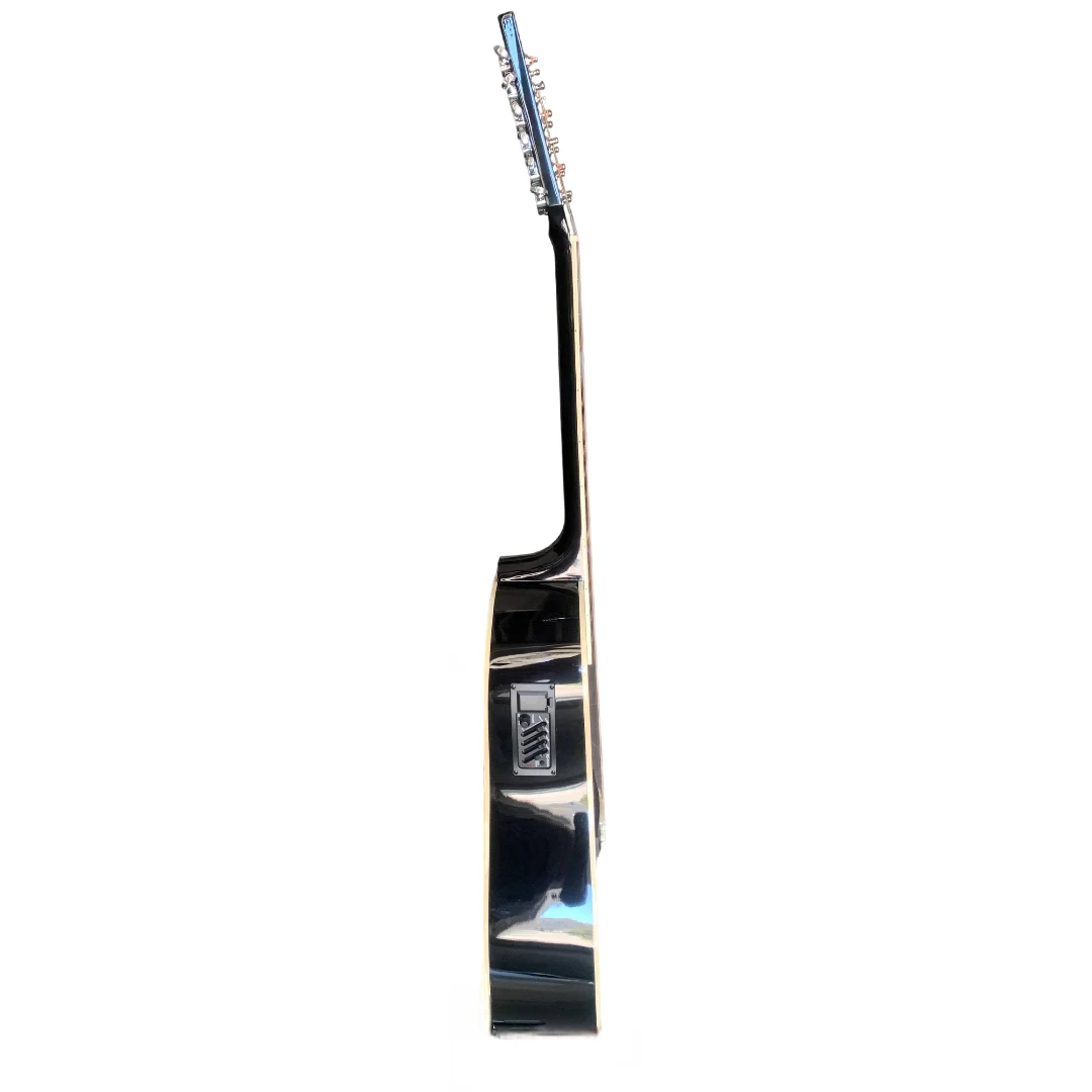 12-ти струнная электроакустическая гитара WINZZ AF8A8CE12-BK