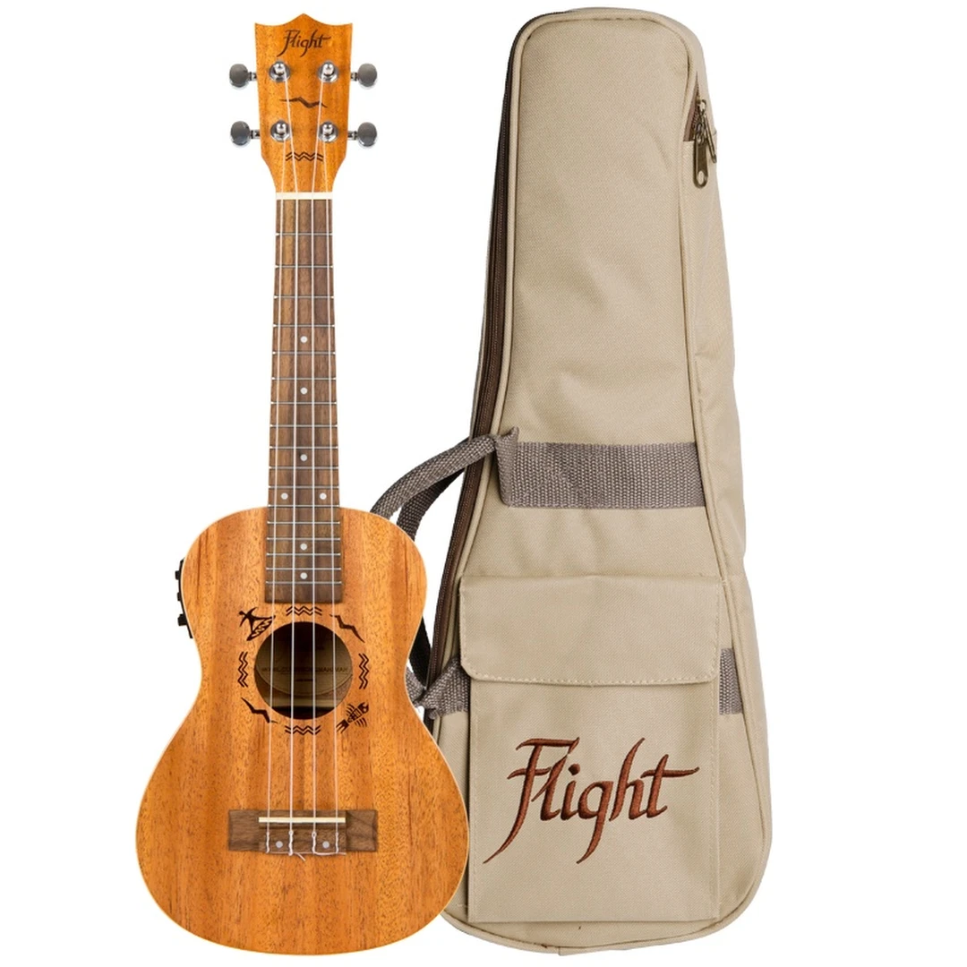 Укулеле Flight DUC 523 CEQ MAH/MAH