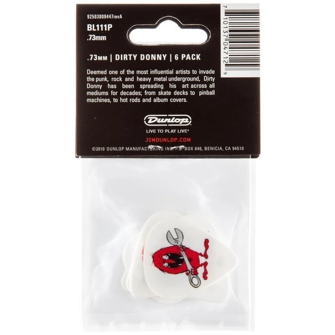 Набор медиаторов Dunlop BL111P.73 Dirty Donny S1
