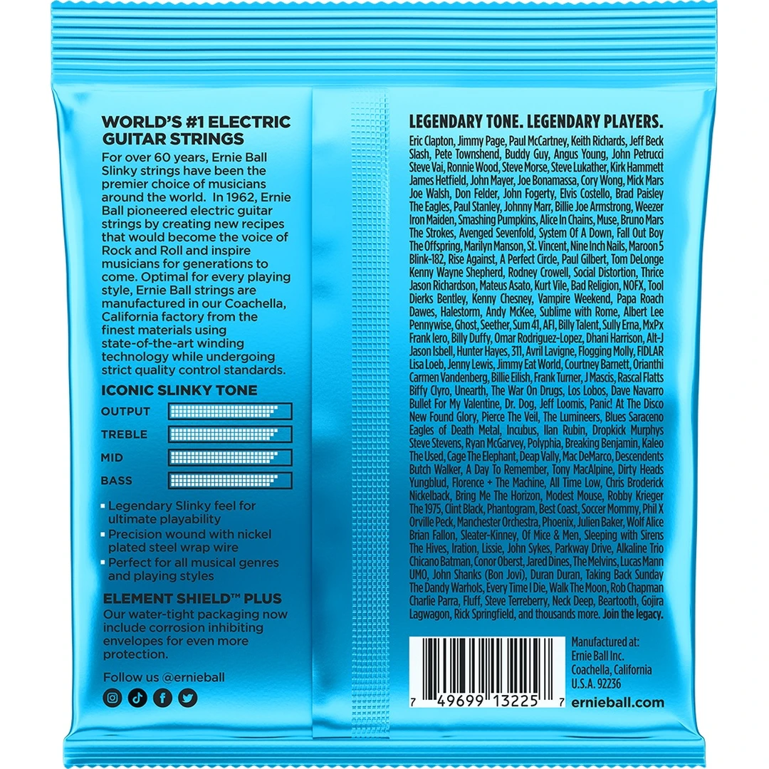 Струны для электрогитары Ernie Ball 3225 8-38
