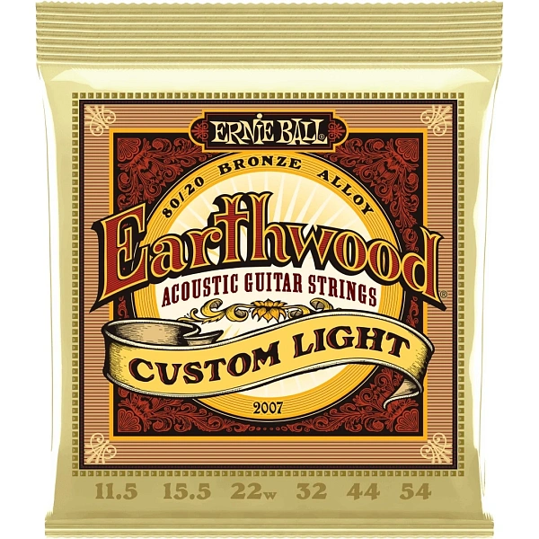 Струны для акустической гитары Ernie Ball 2007 11.5-54