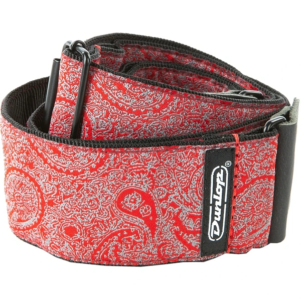 Ремень для гитары Dunlop D67-11 Jacquard Paisley Red