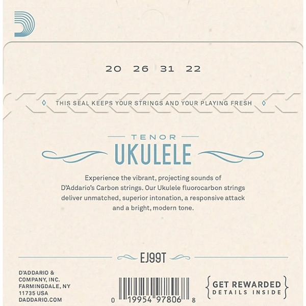 Струны для укулеле D'Addario EJ99T