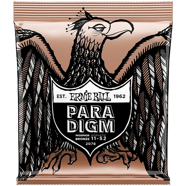 Струны для акустической гитары Ernie Ball 2078 11-52