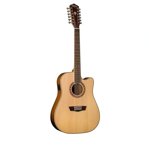 12-струнная электроакустическая гитара Washburn WD10SCE12