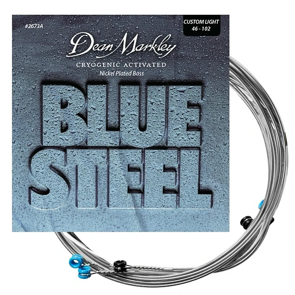 Струны для бас-гитары Dean Markley 2673А Blue Steel 46-102