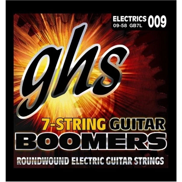 Струны для электрогитар GHS GB7L 9-58