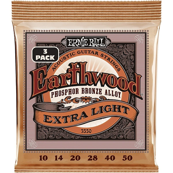 Струны для акустической гитары Ernie Ball 3550 10-50