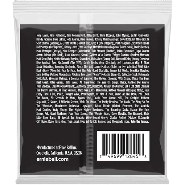 Струны для бас-гитары Ernie Ball 2845 Stainless Steel Bass Extra Slinky 40-95