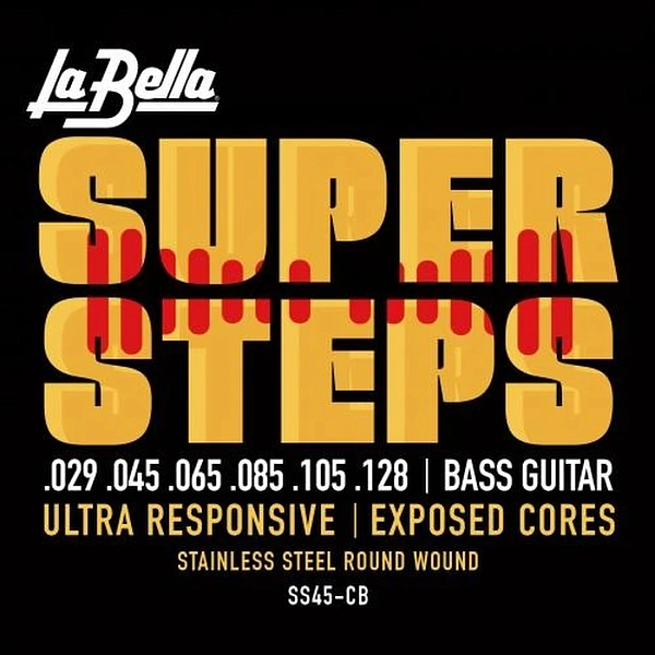 Струны для бас-гитары La Bella SS45-CB 29-128