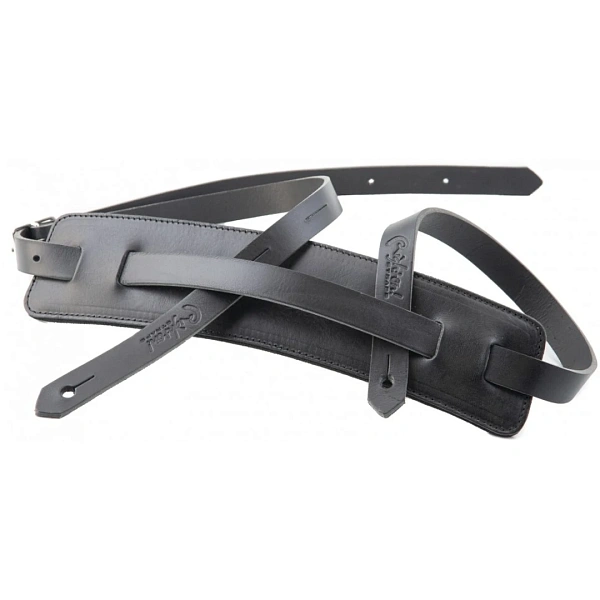 Ремень для гитары RightOn Straps Steady Leathercraft Slim Black