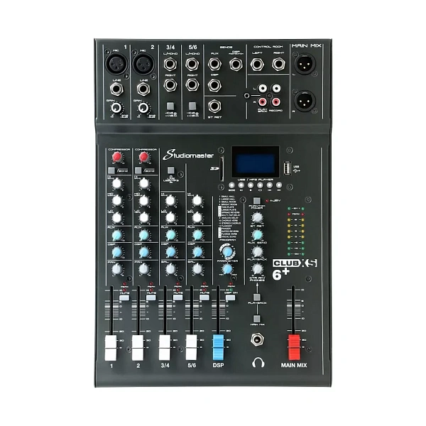 Аналоговый пассивный микшерный пульт Studiomaster CLUB XS6+