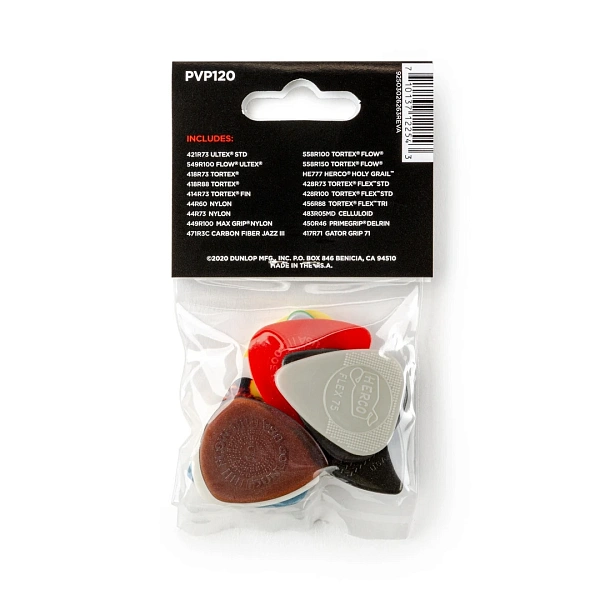 Набор медиаторов Dunlop PVP120 Recording Pick Variety Pack