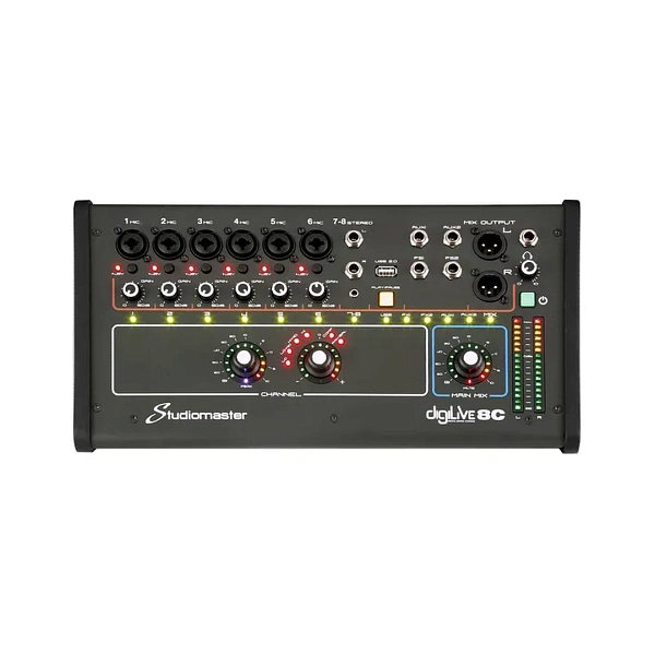 Цифровой микшерный пульт Studiomaster DigiLive 08C