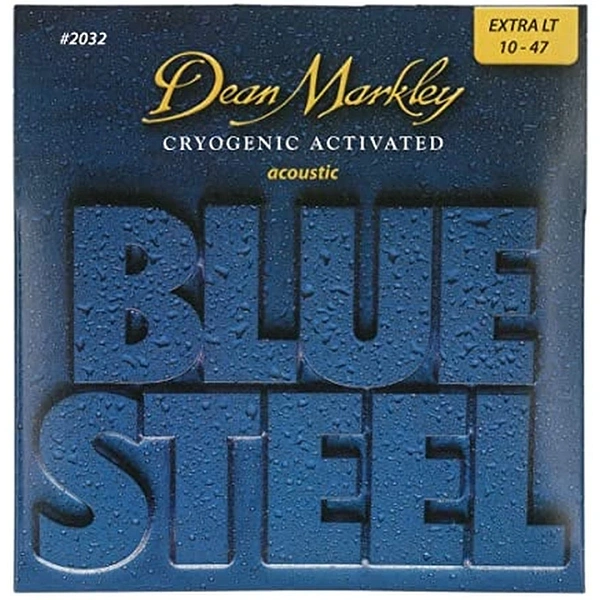 Струны для акустической гитары Dean Markley 2032 10-48 BLUE STEEL
