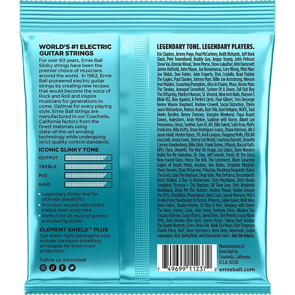 Струны для электрогитары Ernie Ball 3228 8.5-40