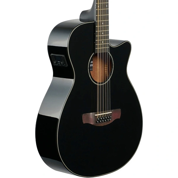 12-струнная электроакустическая гитара Ibanez AEG5012-BKH