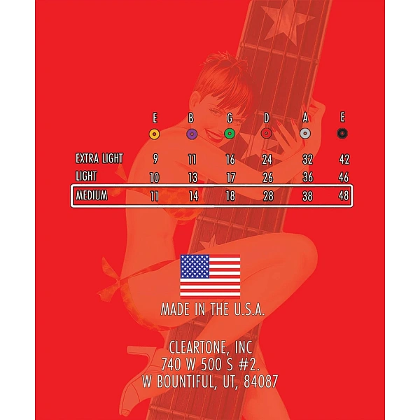 Струны для электрогитары Everly 9011 Rockers
