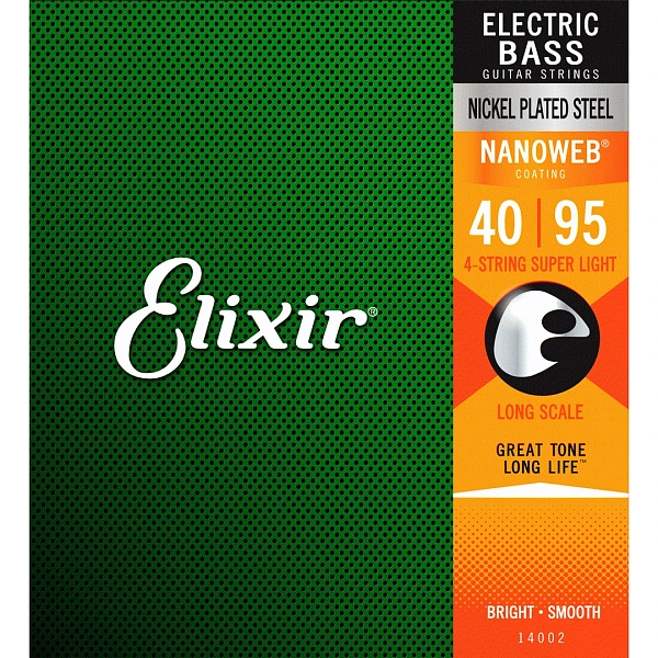 Струны для бас-гитары Elixir 14002 40-95 4-Strings