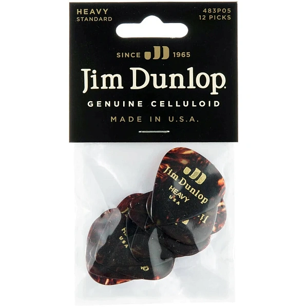 Набор медиаторов Dunlop 483P.05HV Celluloid Heavy