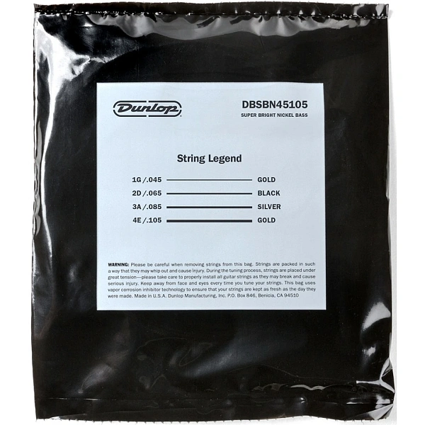 Струны для бас-гитары Dunlop DBSBN45105 45-105