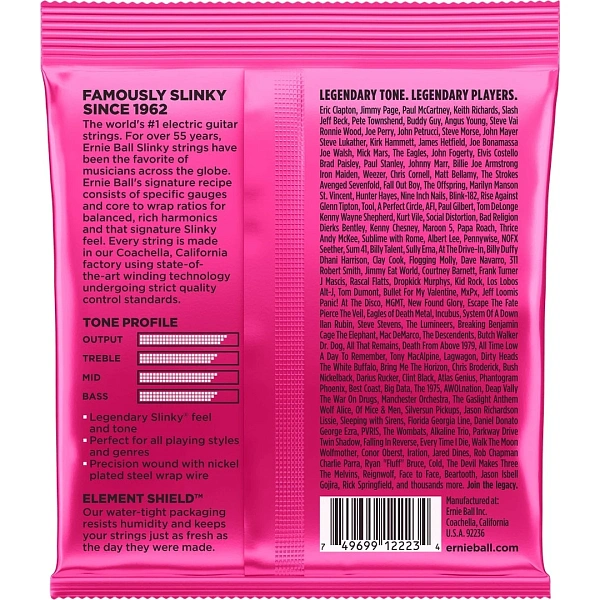 Струны для электрогитар Ernie Ball 2223 9-42