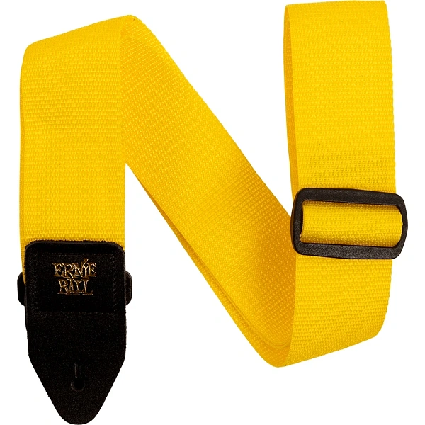 Ремень для гитары Ernie Ball Polypro Yellow &amp; Black P05351