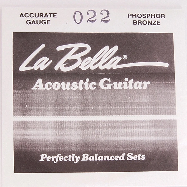 Струна для акустической гитары La Bella PW022