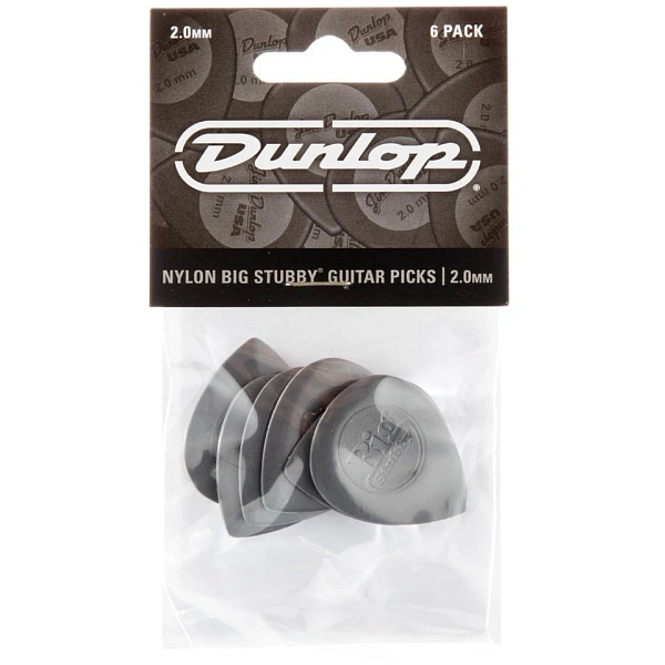 Набор медиаторов Dunlop 445P2.0 Nylon Big Stubby