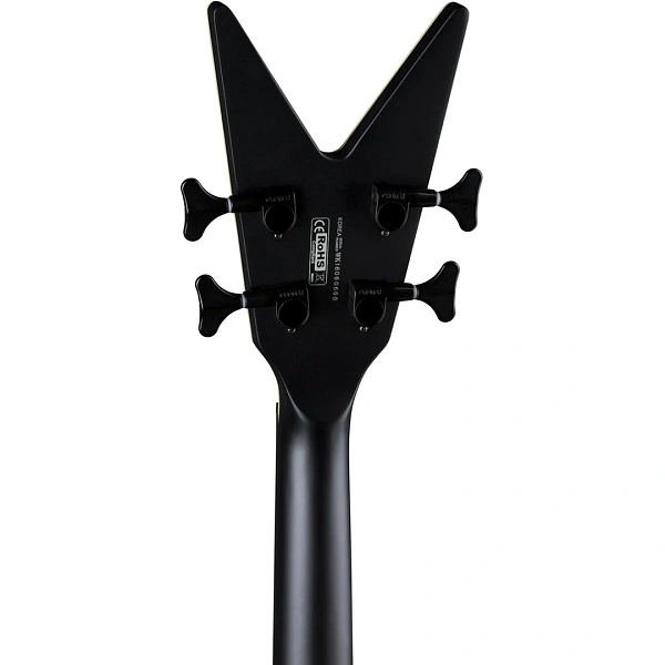 Бас-гитара Dean V Stealth Bass Black Satin w/EMG
