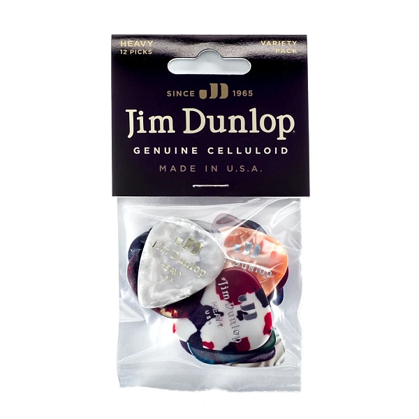 Набор медиаторов Dunlop PVP107 Celluloid Pick Variety Pack