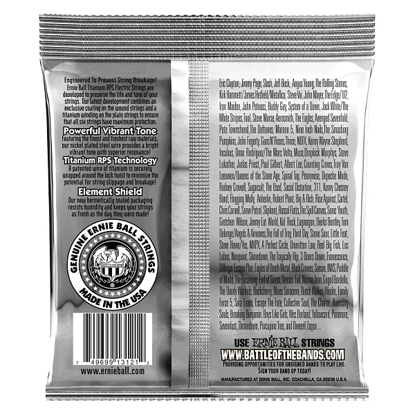 Струны для электрогитар Ernie Ball 3121 10-46