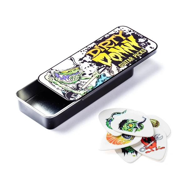 Набор медиаторов Dunlop BL111T.60 Dirty Donny 1 Blackline Art Picks