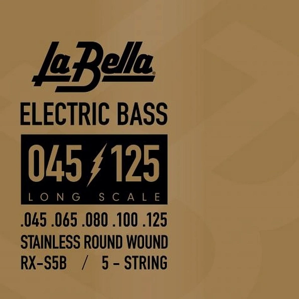 Струны для бас-гитары La Bella RX-S5B 45-125