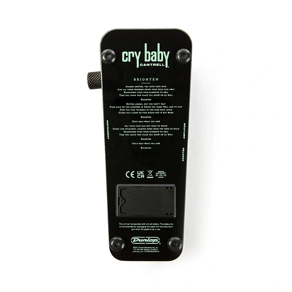 Педаль эффектов Dunlop JC95FFS Jerry Cantrell Firefly Cry Baby Wah