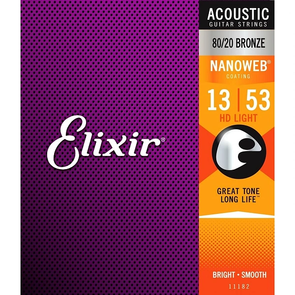 Струны для акустической гитары Elixir 11182 13-53