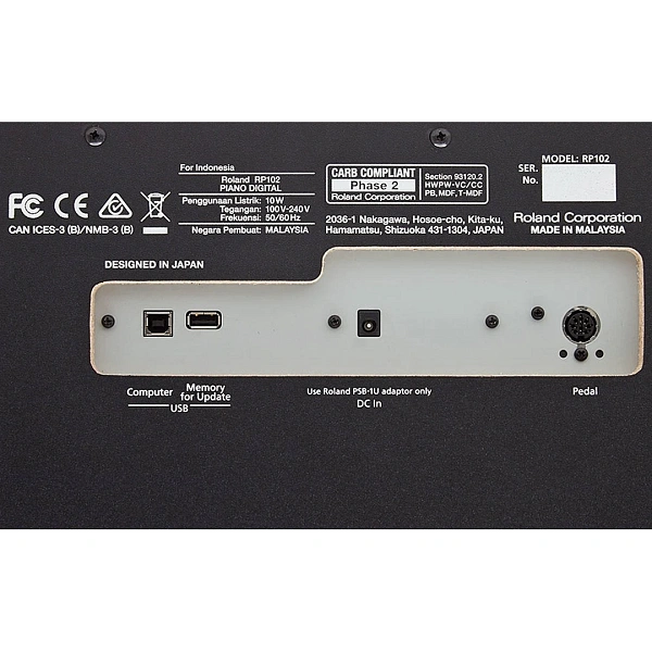 Цифровое пианино Roland RP102-BK