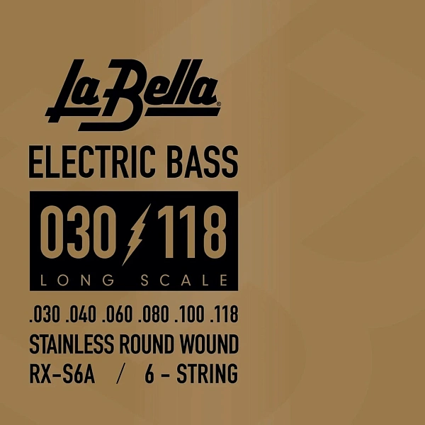 Струны для бас-гитары La Bella RX-S6A 30-118