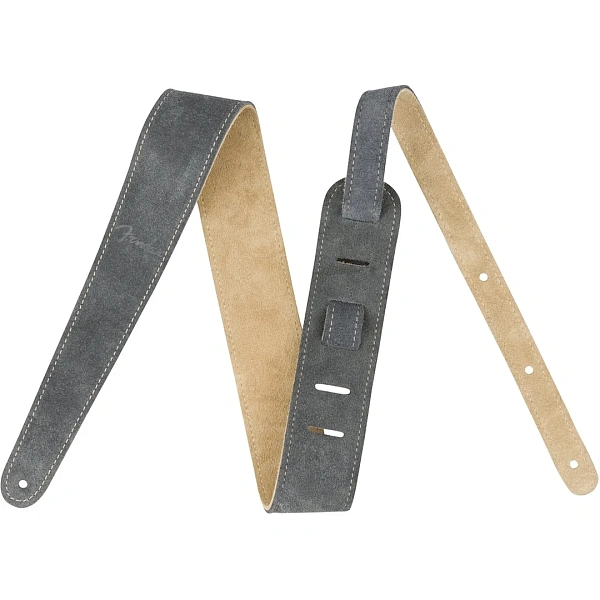 Ремень для гитары Fender 2″ Suede Strap Gray/Tan Reversible