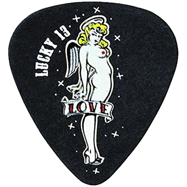 Медиатор Dunlop L09R.60 Lucky 13 Love Girl .60