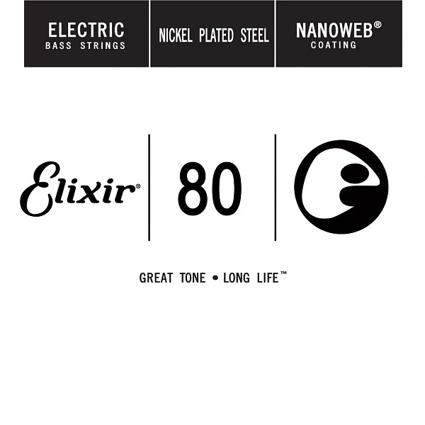 Струна для бас-гитары Elixir 15380 .080