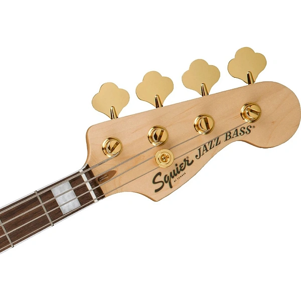 Бас-гитара Fender Squier 40th Anniversary Jazz Bass Gold Edition LRL Olympic White
