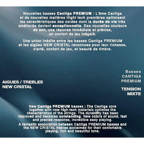 Струны для классической гитары Savarez 510CRJP New Cristal Cantiga Premium Mixed Tension
