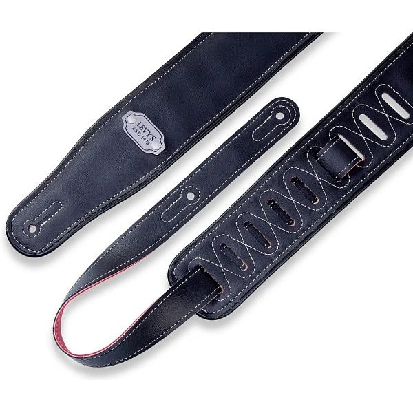Ремень для гитары Levy's M26VP-RED-BLK