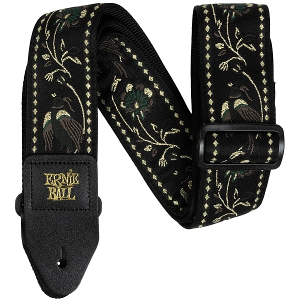 Ремень для гитары Ernie Ball Jacquard Black Pleasant Pheasant 5372
