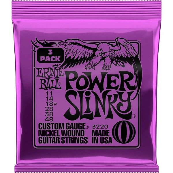 Струны для электрогитары Ernie Ball 3220 11-48