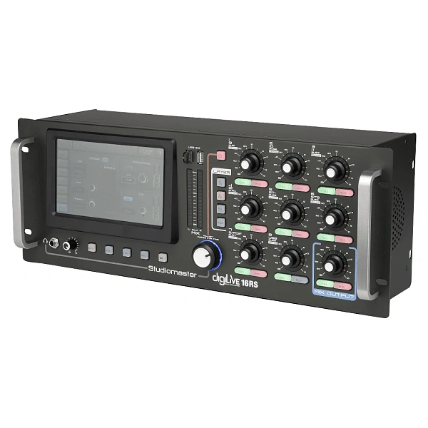 Цифровой рэковый микшерный пульт Studiomaster DigiLive 16RS